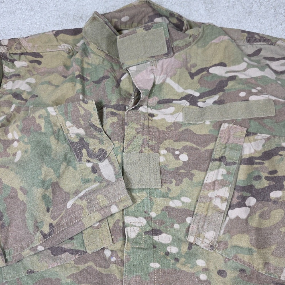US Army Combat Uniform Military Coat Mens M Camouflage Outdoor Pockets